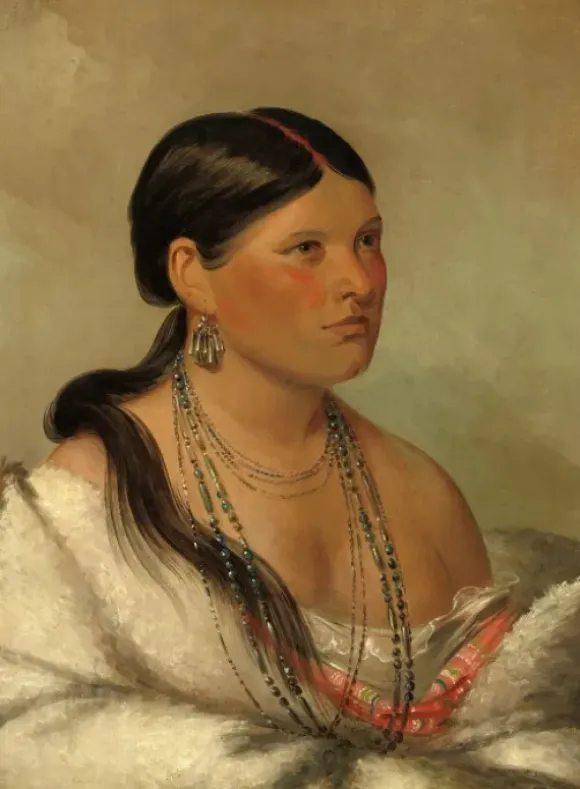 George Catlin : Femme Aigle - Shawano, 1830