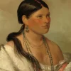 George Catlin : Femme Aigle - Shawano, 1830