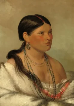 George Catlin : Femme Aigle - Shawano, 1830