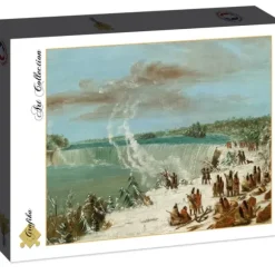 George Catlin : Portage Autour des chutes de Niagara à Table Rock, 1847-1848