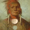 George Catlin : See-non-ty-a, Homme Medecine de l'Iowa Medicine Man, 1844-1845