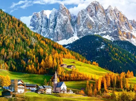 Église de Sainte-Madeleine, Dolomites