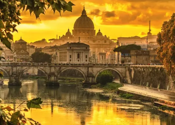Golden Light over Rome