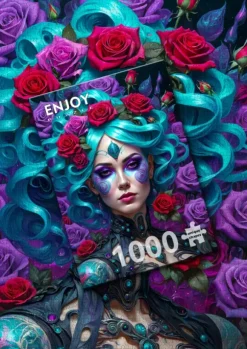 Gothic Flowers Portrait