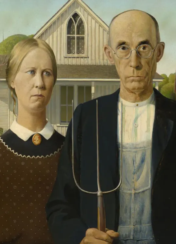 Grant Wood - American Gothic