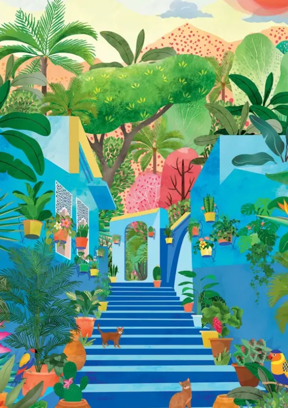 Heln.illustration - Paradis Bleu