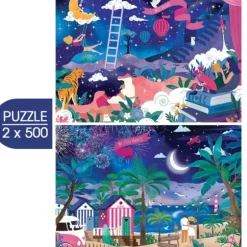 Heln.illustration - 2 Puzzles - My Dreams