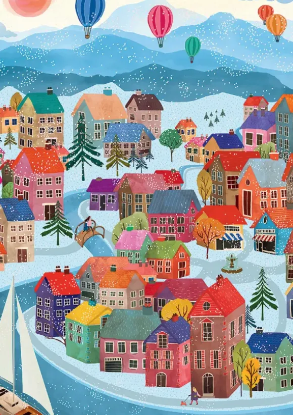 Heln.illustration - Village d'Hiver