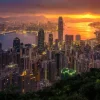 Hong Kong au Lever du Soleil