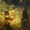 Ilia Répine : Sadko dans le Royaume Subaquatique, 1876
