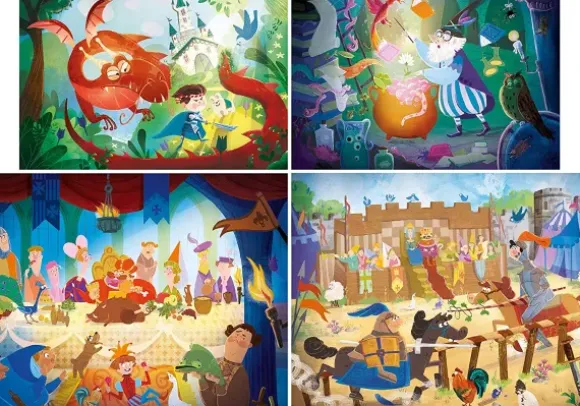 Il était une fois - 4 Puzzles Evolutifs (20/60/100/180 Pièces)