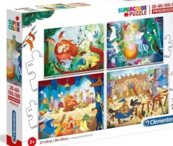 Il était une fois - 4 Puzzles Evolutifs (20/60/100/180 Pièces)