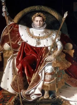 Ingres Jean-Auguste-Dominique - Jean-Auguste-Dominique Ingres : Napoléon sur le trône impérial, 1806