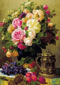 Jean-Baptiste Robie - Still Life with Roses
