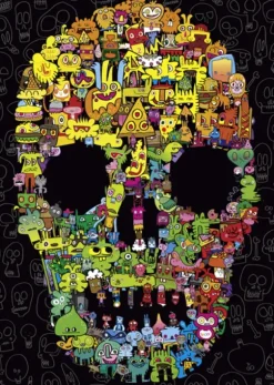 Jon Burgerman - Doodle Skull