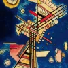 Kandinsky Vassily - Vassily Kandinsky - Dunkle Kühle (Fraîcheur sombre), 1927