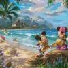 Kinkade Thomas - Mickey et Minnie sur Hawaii