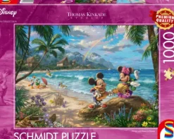 Kinkade Thomas - Mickey et Minnie sur Hawaii