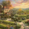 Kinkade Thomas - Thomas Kinkade - Dans le Vignoble