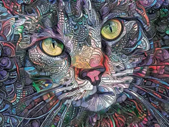 Kitty Cat Psychédélique