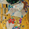 Klimt Gustav - Gustave Klimt - The Kiss (detail), 1908