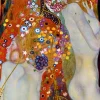Klimt Gustav - Gustave Klimt - Water Serpents II, 1907