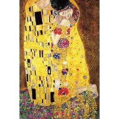 Klimt Gustav - Puzzle en Bois Découpé à la Main - Klimt : Le Baiser
