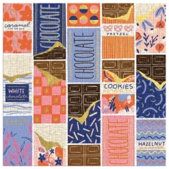 À la Barre de Chocolat - Puzzle Étincelant de 500 Pièces
