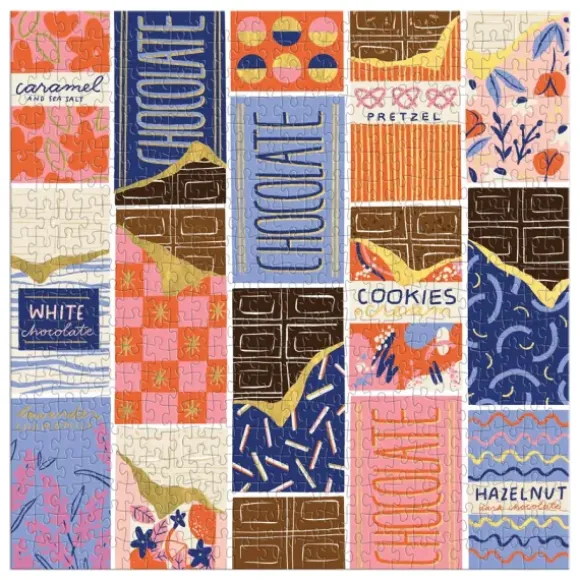 À la Barre de Chocolat - Puzzle Étincelant de 500 Pièces