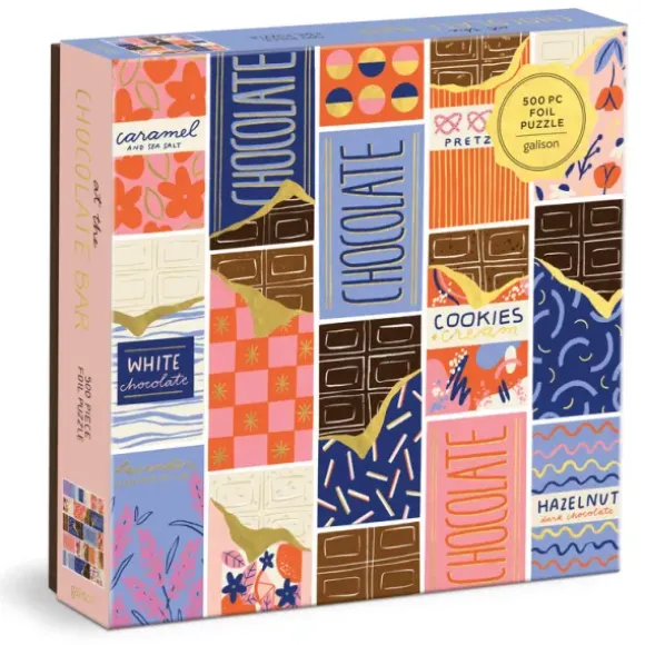 À la Barre de Chocolat - Puzzle Étincelant de 500 Pièces