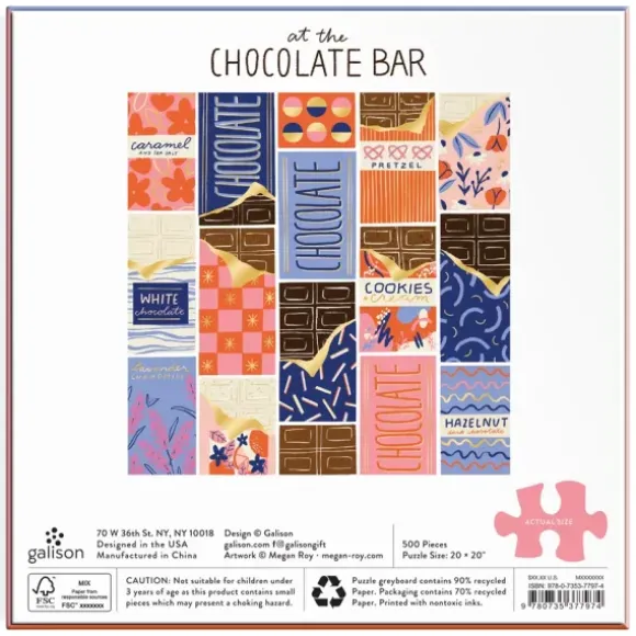 À la Barre de Chocolat - Puzzle Étincelant de 500 Pièces