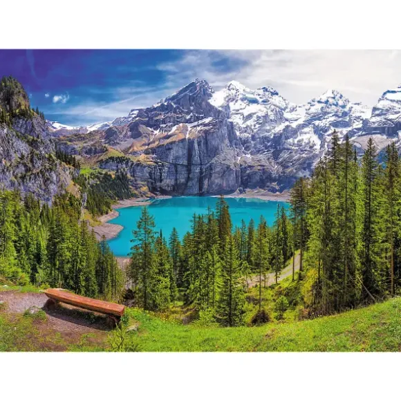 Lac d'Oeschinen, Alpes, Suisse