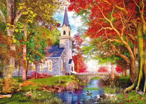 La Chapelle dans la Forêt d'Automne