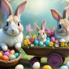 Lapins de Pâques Mignons