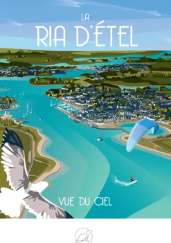 La RIA D'ETEL vue du Ciel