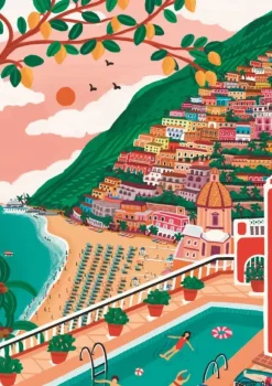 L'Art De La Couleur : Positano, Italie