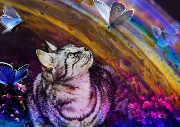 Le Chat et les Papillons