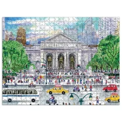 Le Printemps à la Bbibliothèque - Puzzle Double Face de 500 Pièces