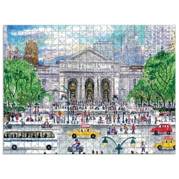 Le Printemps à la Bbibliothèque - Puzzle Double Face de 500 Pièces