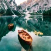 Les Barques du Lac de Braies - Italie