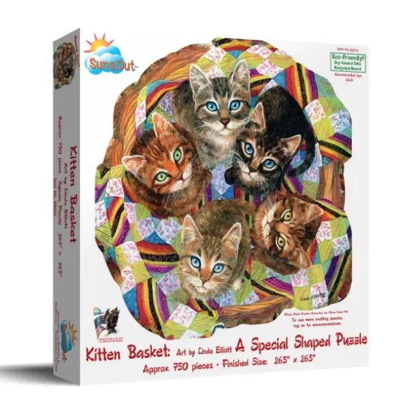 Linda Elliot - Kitten Basket