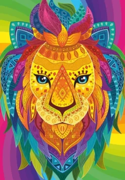 Lion Abstrait