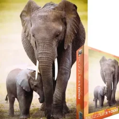 L'éléphant et l'éléphanteau