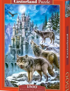 Loups devant le Château