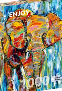 Éléphant coloré