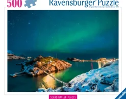 Lumières du Nord, Tromsø, Norvège (Puzzle Highlight, Scandinavian)