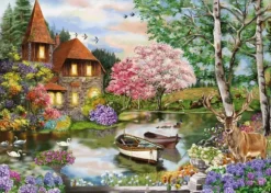 Maison au bord du lac