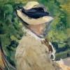Manet Édouard - Edouard Manet : Madame Manet à Bellevue, 1880