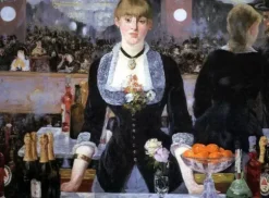 Manet Édouard - Manet Édouard: Un Bar aux Folies Bergère, 1882