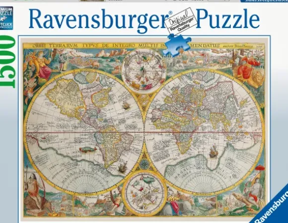 Mappemonde en 1594